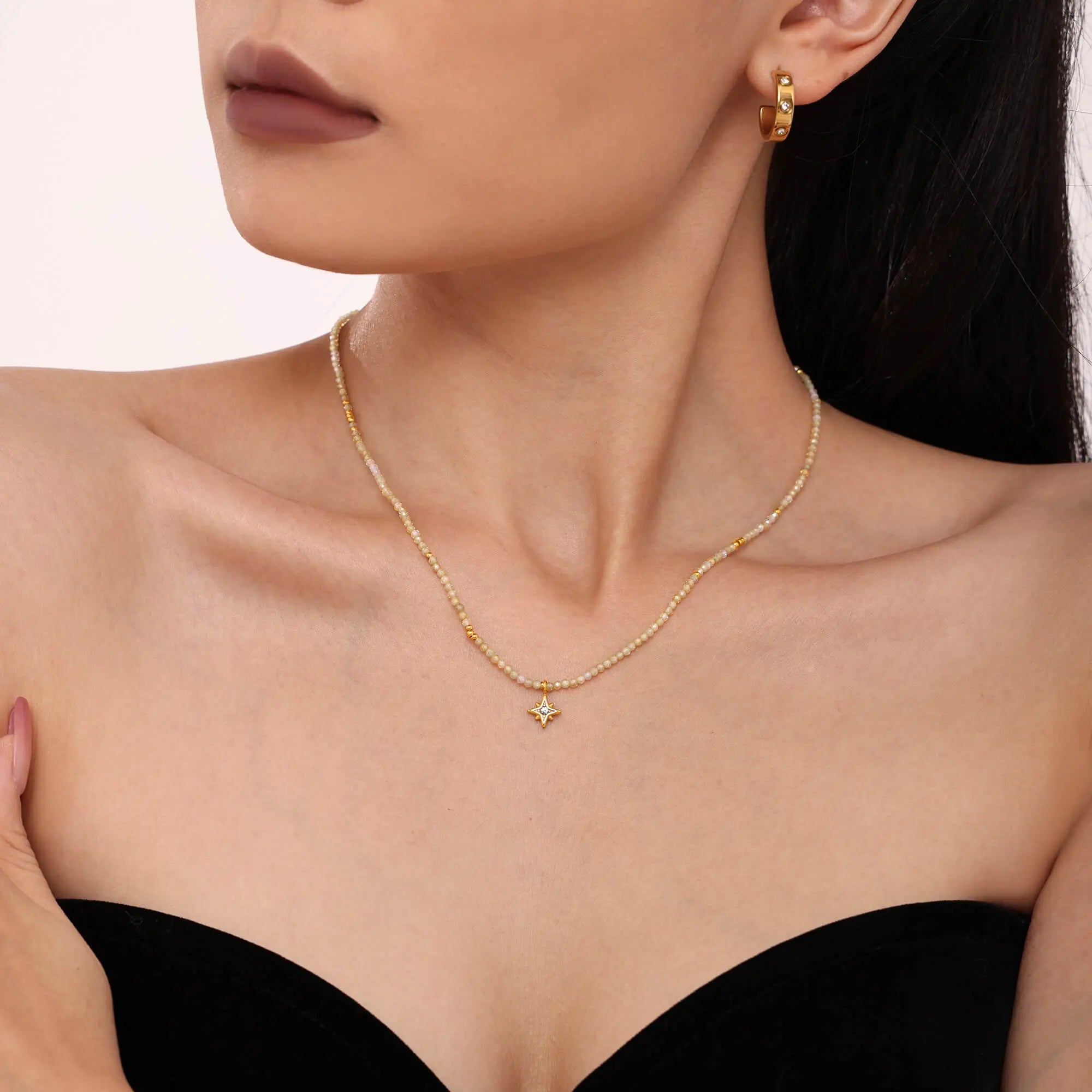 Summer Glow Beaded Necklace - SazenIce