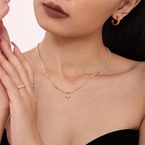 Summer Glow Beaded Necklace - SazenIce