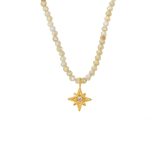 Summer Glow Beaded Necklace - SazenIce