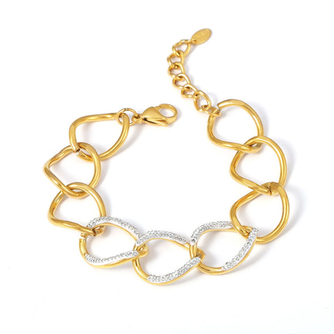 Crystal Link Bracelet - SazenIce