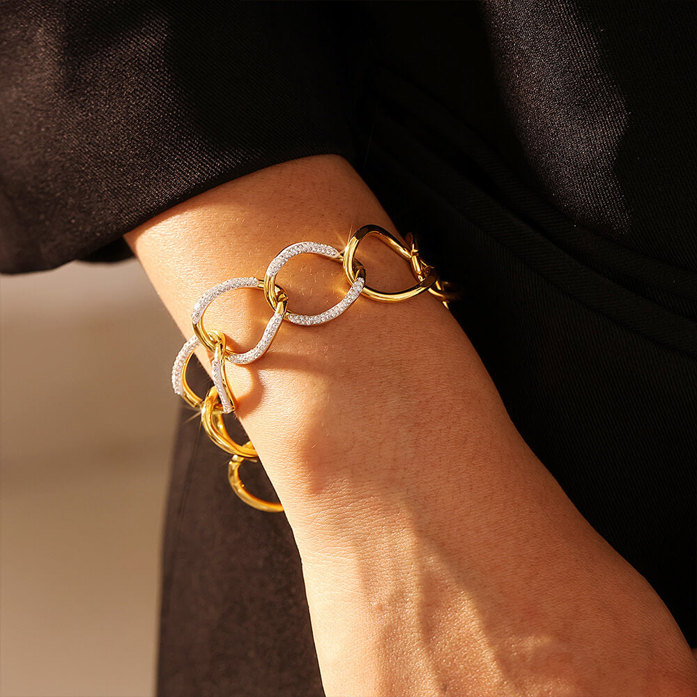 Crystal Link Bracelet - SazenIce