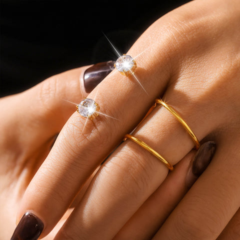 Ethereal Twist Zirconia Ring - SazenIce