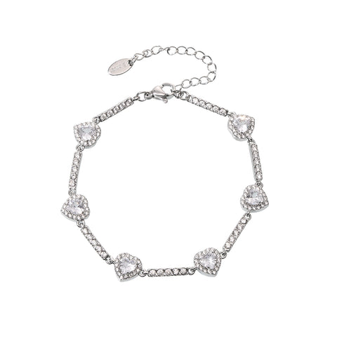 Gradient Crystal Circle Bracelet - SazenIce