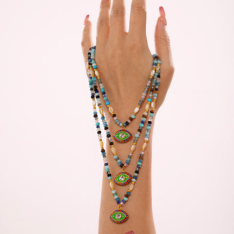 Handcrafted Devil’s Eye Stone Necklace - SazenIce