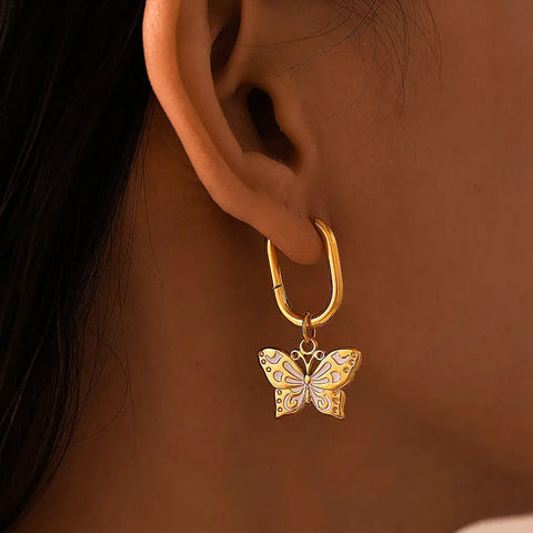 Healing Current Butterfly Necklace and Earrings Set - SazenIce