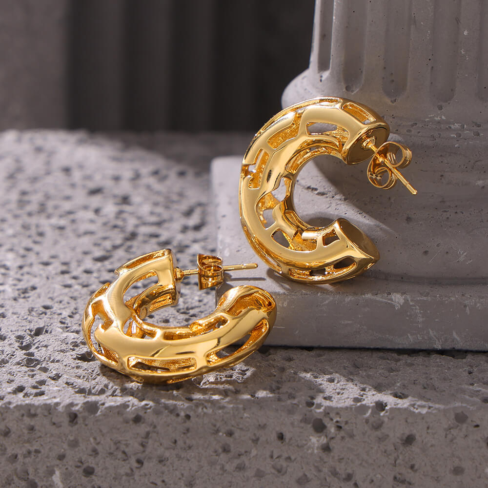Ocean Path Earrings - SazenIce