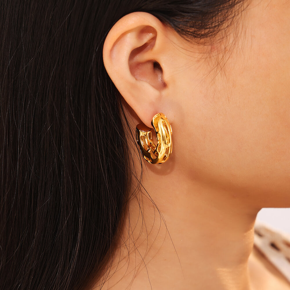 Ocean Path Earrings - SazenIce
