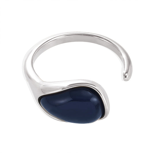 Onyx Oval Ring - SazenIce