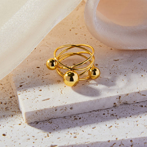 Orbit Multi-Layered Ring - SazenIce