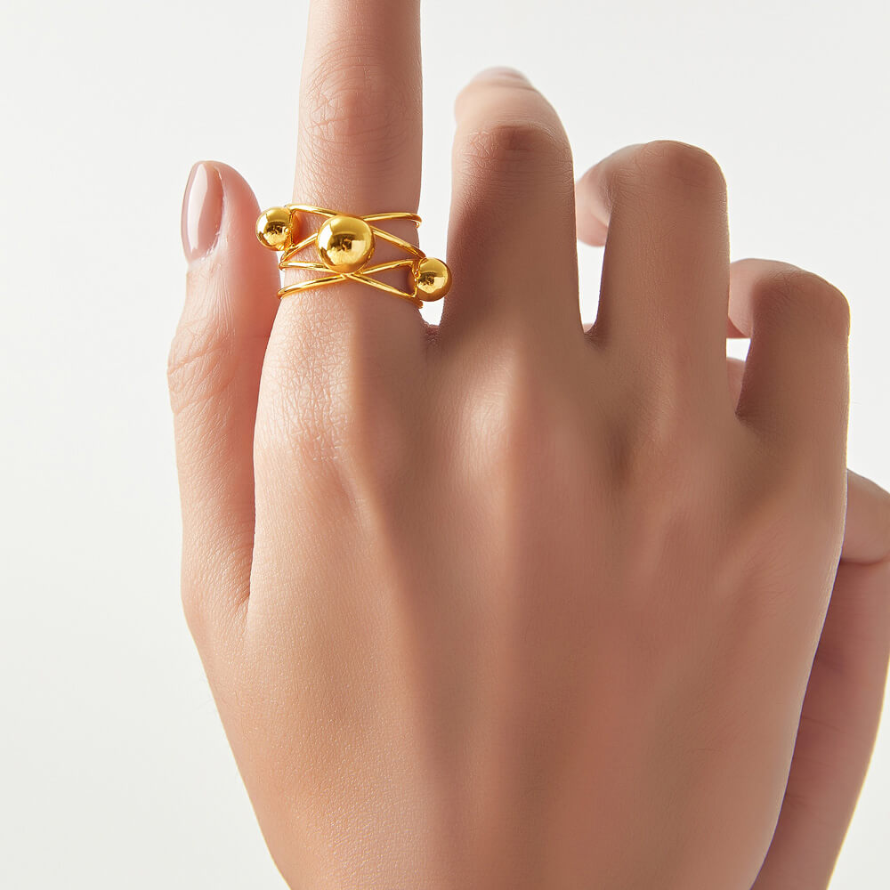 Orbit Multi-Layered Ring - SazenIce