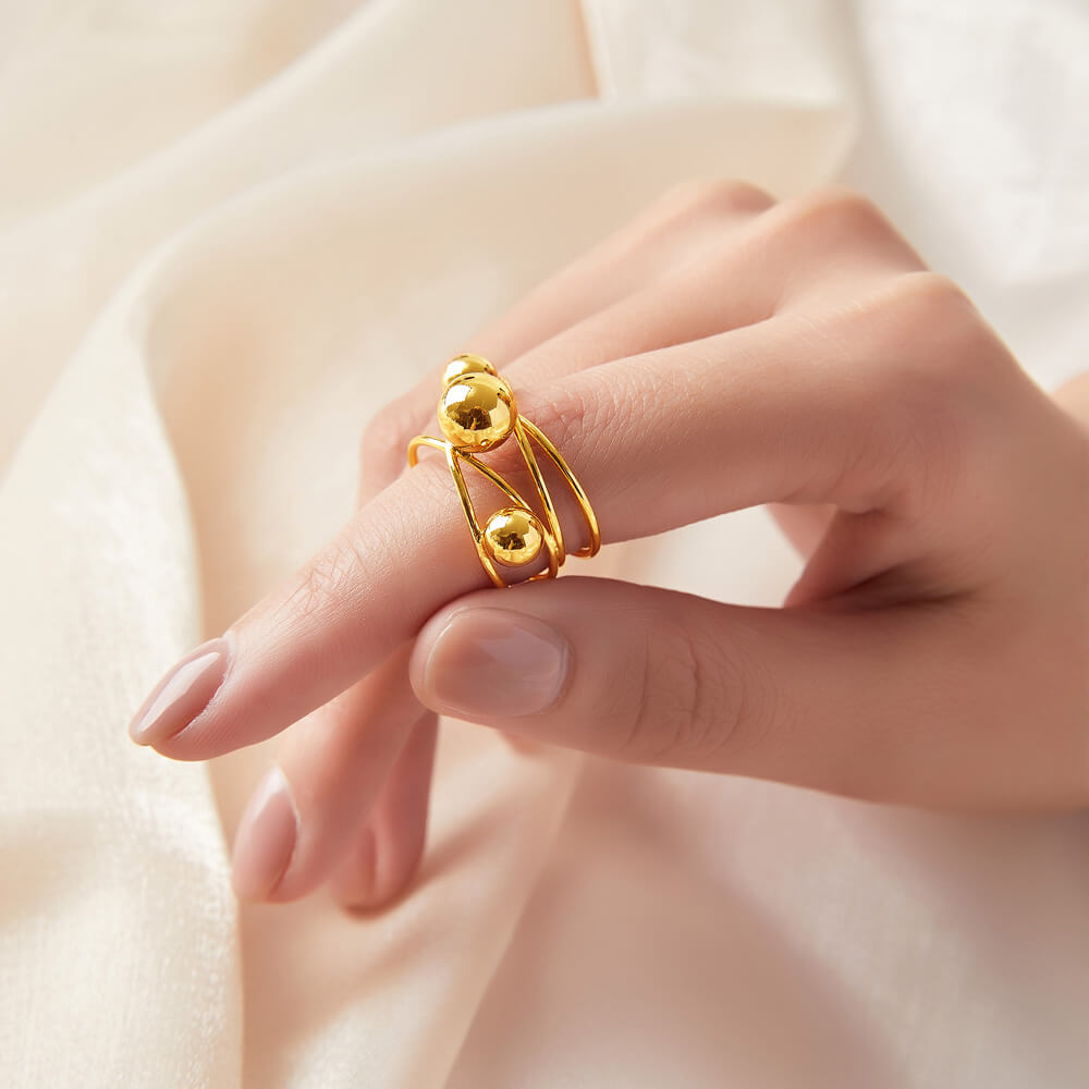 Orbit Multi-Layered Ring - SazenIce
