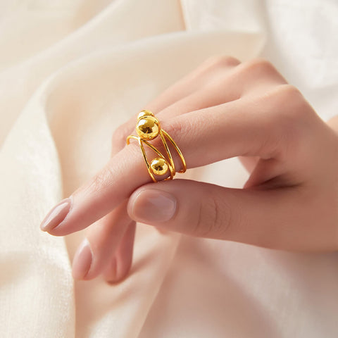 Orbit Multi-Layered Ring - SazenIce