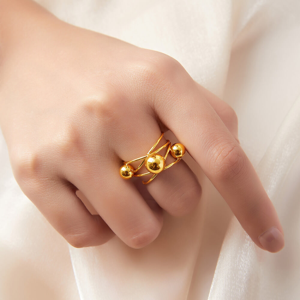 Orbit Multi-Layered Ring - SazenIce