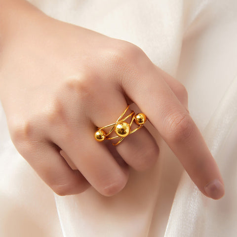 Orbit Multi-Layered Ring - SazenIce