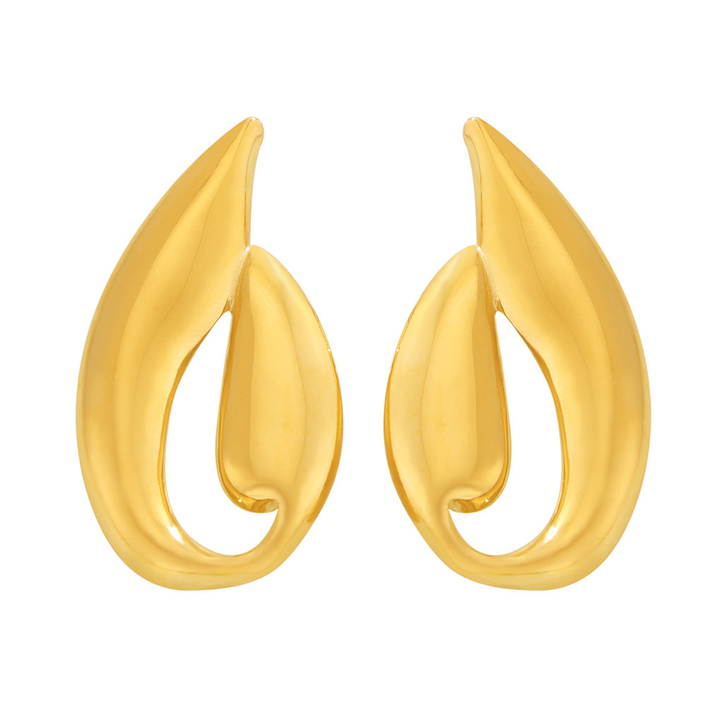 Pulse Leaf Earrings - SazenIce