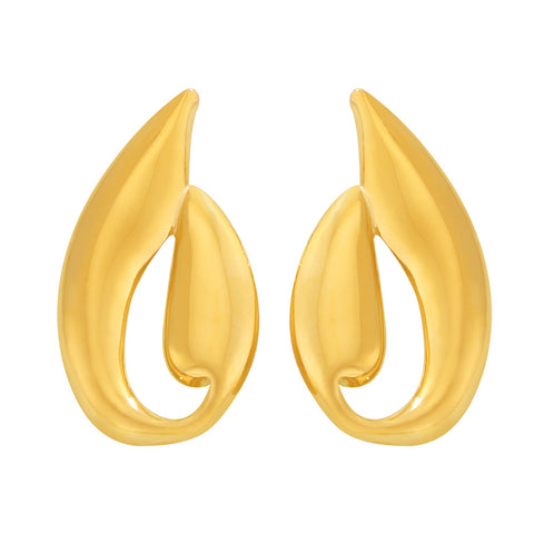 Pulse Leaf Earrings - SazenIce