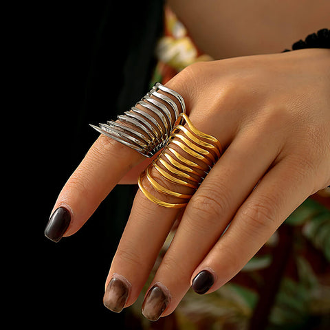 Strata Layered Cutout Ring - SazenIce