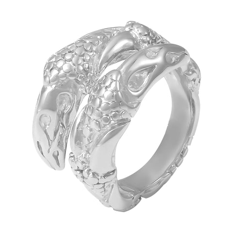 Textured Carved Wrap Ring - SazenIce