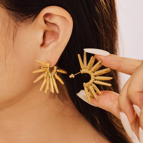 Tidal Ray Earrings - SazenIce