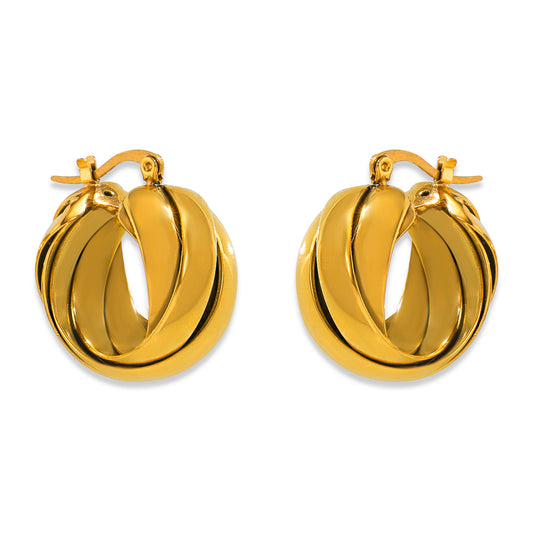 Twisted Glow Earrings - SazenIce