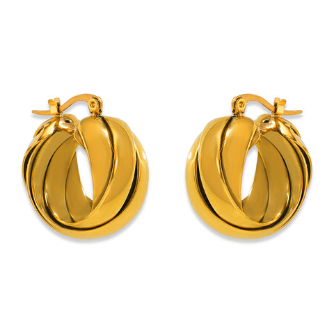 Twisted Glow Earrings - SazenIce