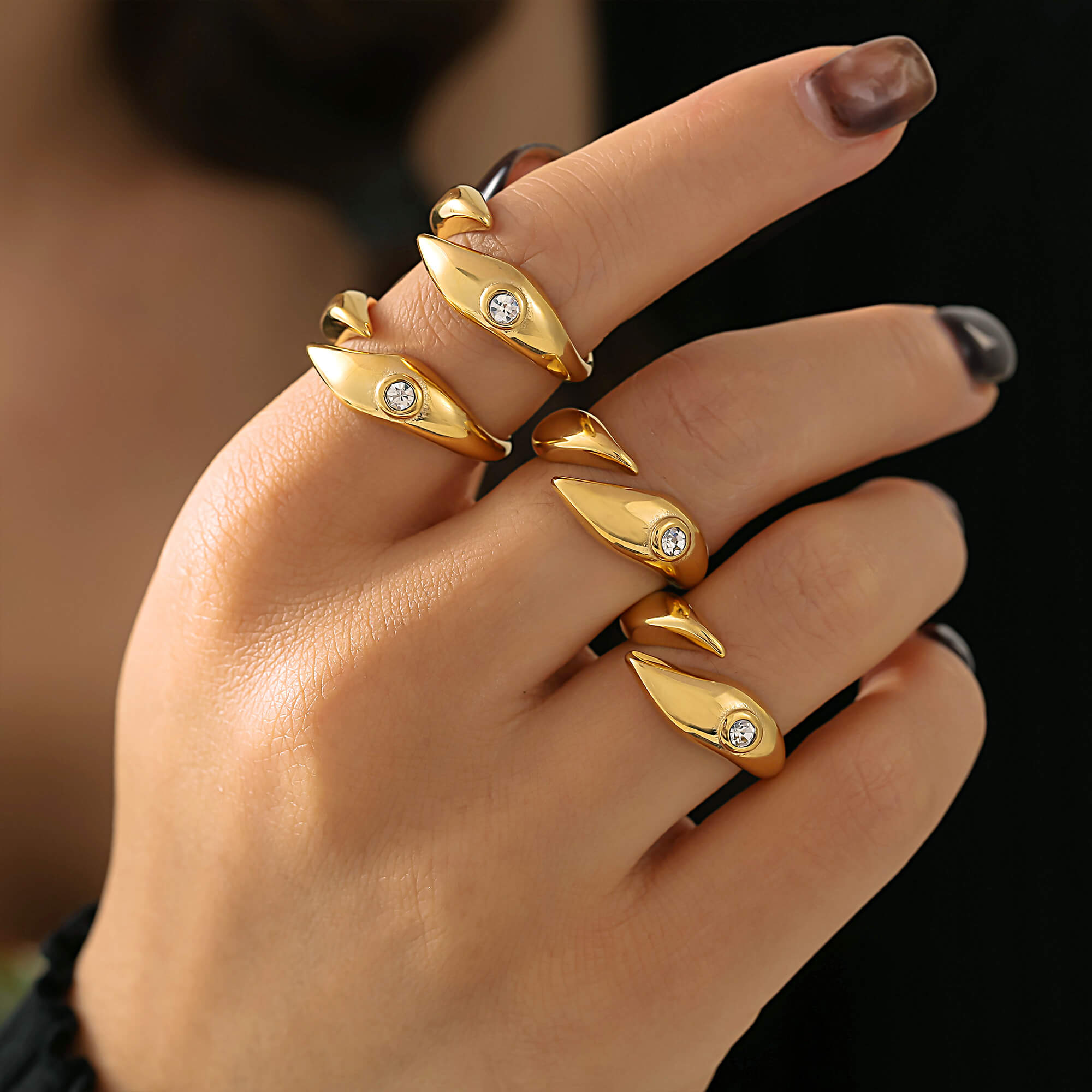 Viper Diamond Accent Ring - SazenIce