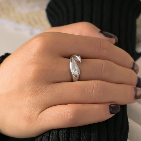 Viper Diamond Accent Ring - SazenIce