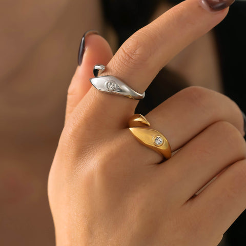 Viper Diamond Accent Ring - SazenIce